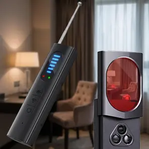 Professional Anti Spy Detector: Portable RF Signal Scanner, GPS Tracker & Hidden Camera Detector for Office, Car, Home Security | Compact Multi-Function Device