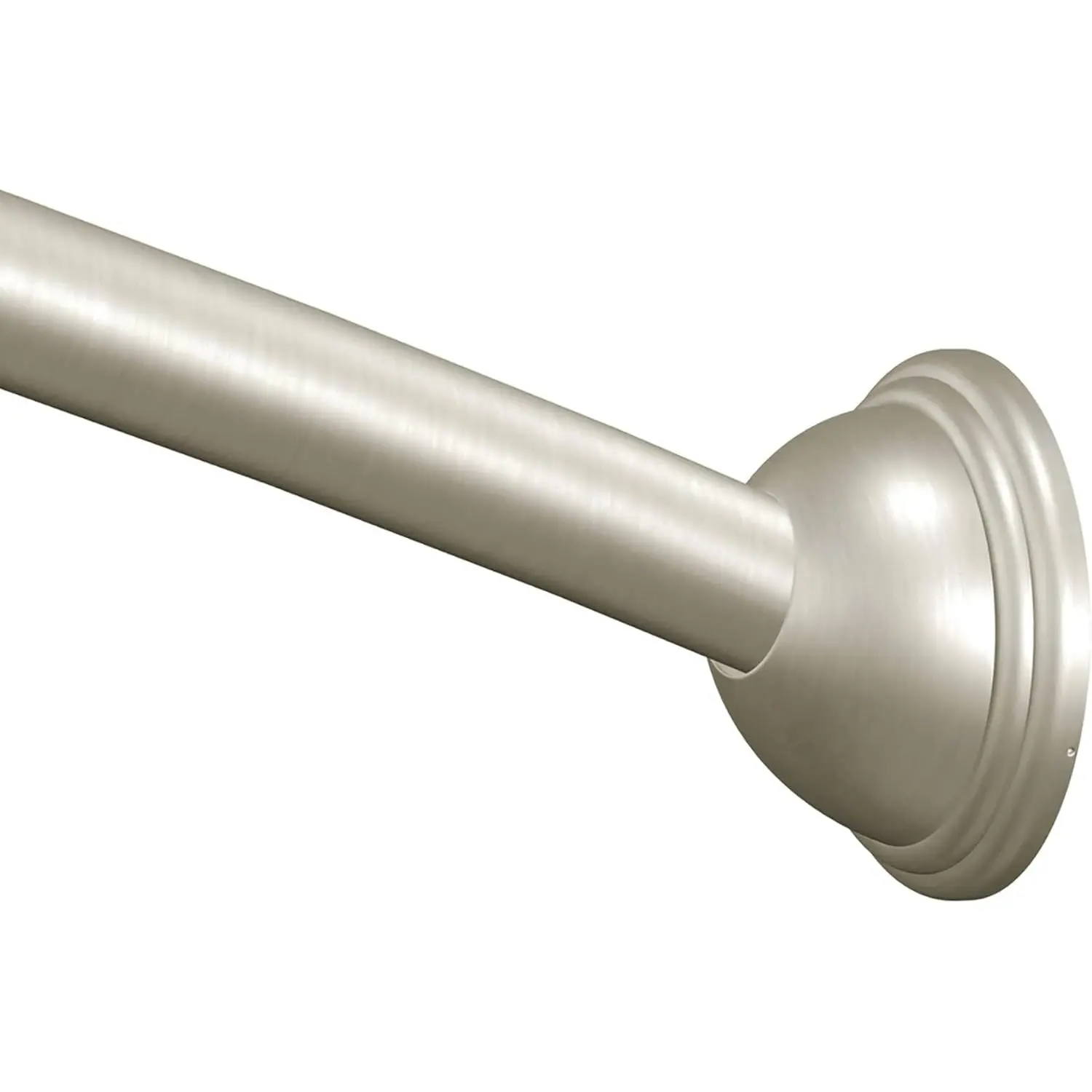 DN2160BN 54 to 72-Inch Adjustable Length Curved Shower Rod, Brushed Nickel