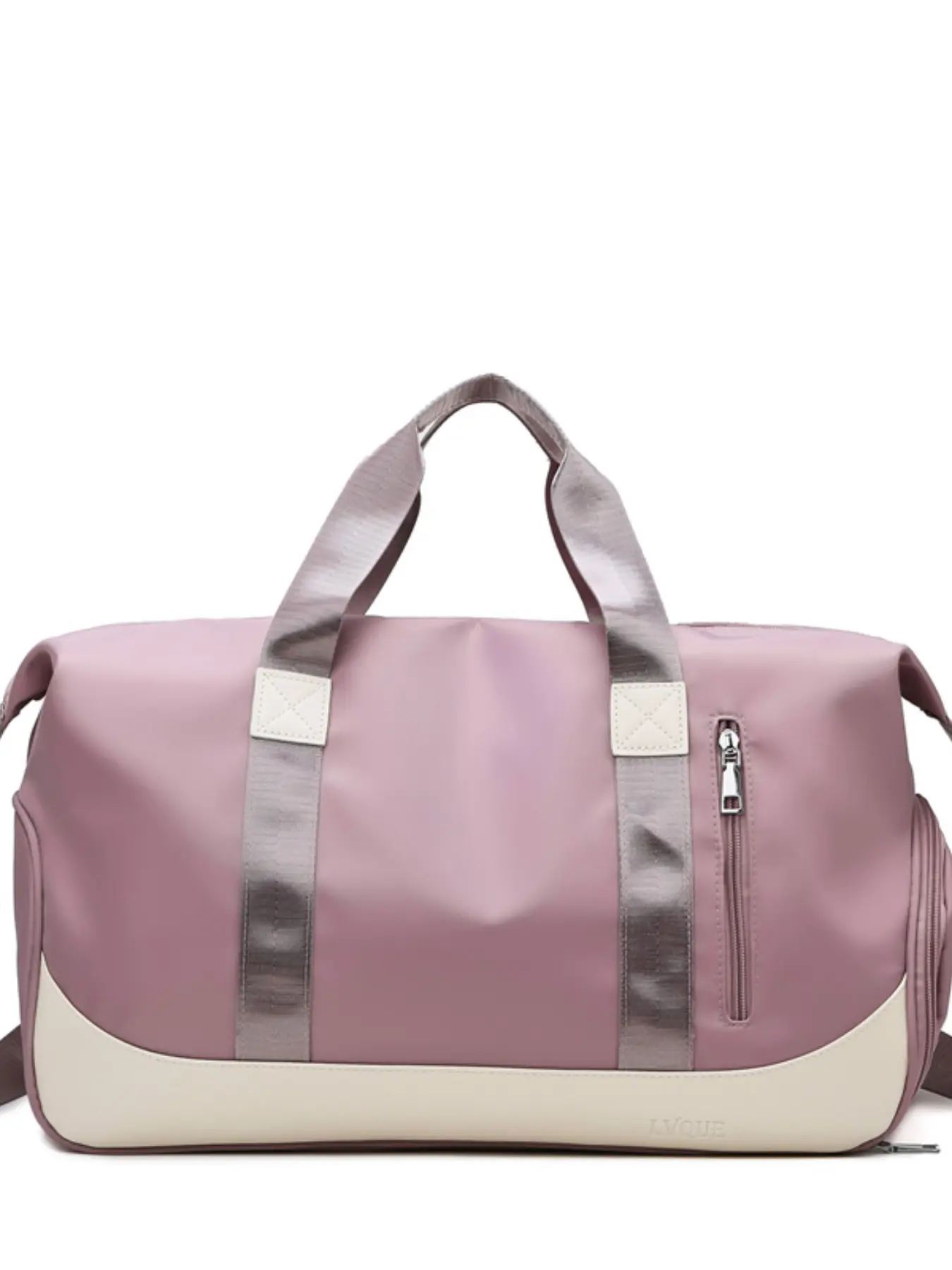 Large Capacity Travel Bag, Handheld Crossbody Backpack, Fits Luggage, Dry Wet Separation, Gym Bag, Travel Duffels, Short Trip Commuter, Stylish Colorblock Design, Fashionable Duffel Bag