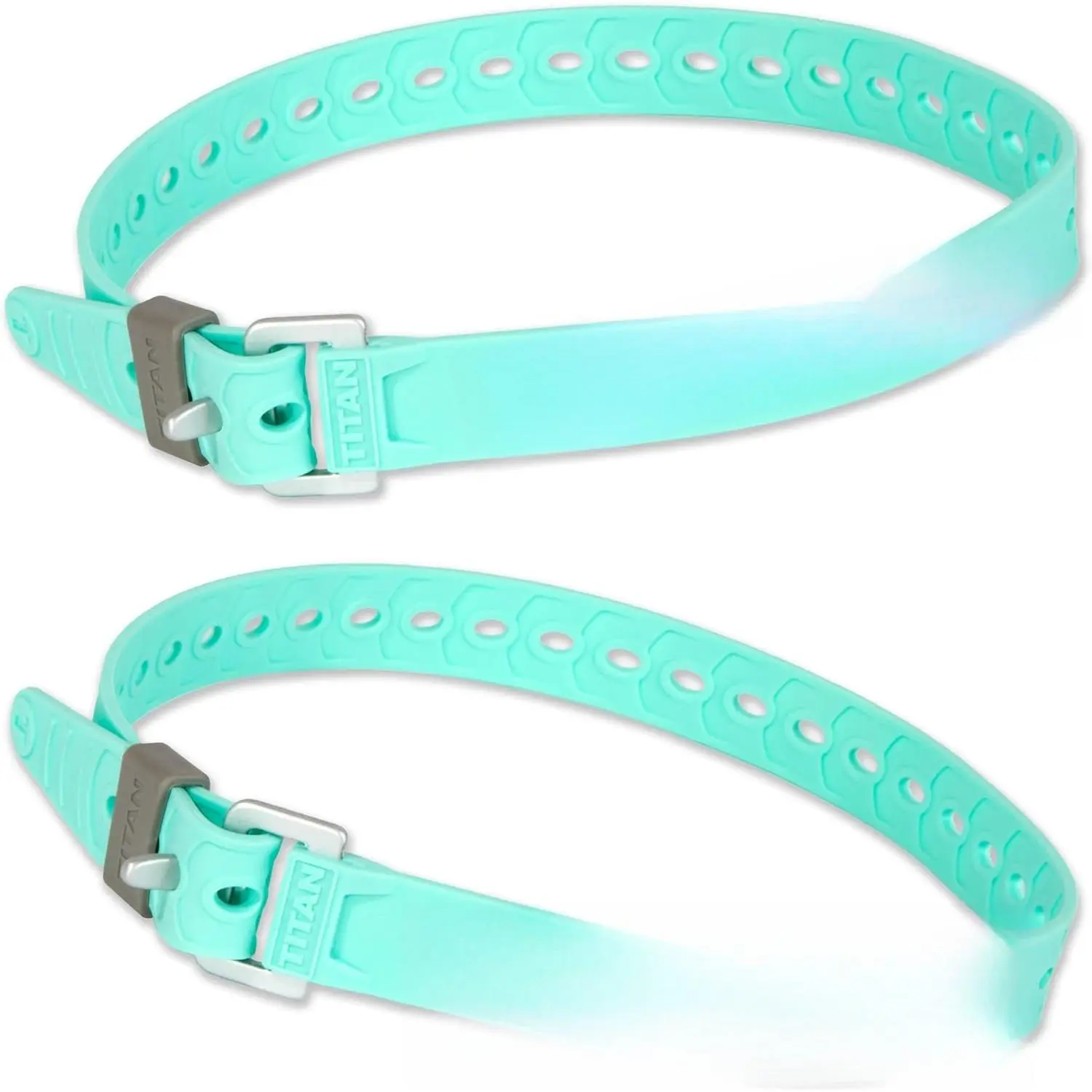 Titan Utility Straps - Easy-To-Use, Reliable Tension Straps for Securing  &  Gear, Skis, Garden Hoses, Field Repairs - Use in Frigid Temp - 60 lb. Working Load, 25" Length, 2-Pack,