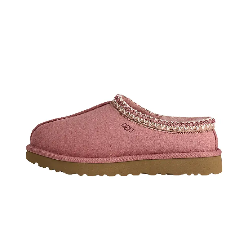 UGG Women's Tasman 2 Slip-On Slipper, Cozy and Stylish Round Toe Suede Shoe with Braid Trim, Casual Sports Footwear for Home-Travel, EU 36-41/US 5-10 - Lavender