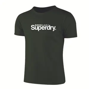 Men's Summer Quick-Drying Breathable Running Sports Short sleeve T-shirt200g washed cotton short-sleeved men's T-shirt