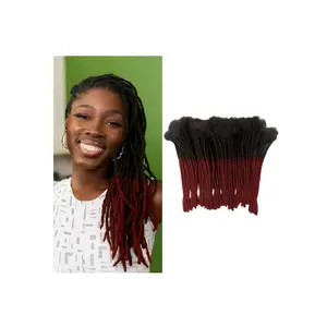 Handcrafted Real Human Hair Loc Extensions | Permanent & Customizable