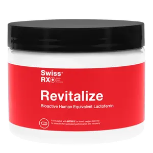 SwissRX Revitalize Bioactive Human Equivalent Lactoferrin - 15x More Bioavailable for Enhanced Iron Absorption & Immune Support
