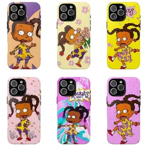 Cute 90s R-Rugrats Susie Phone Case 90s Cartoon Multiple Designs Cover Y973 | Phone Case Suitable for iPhone 17-11 Pro Max/Plus and  Samsung Galaxy S23-25