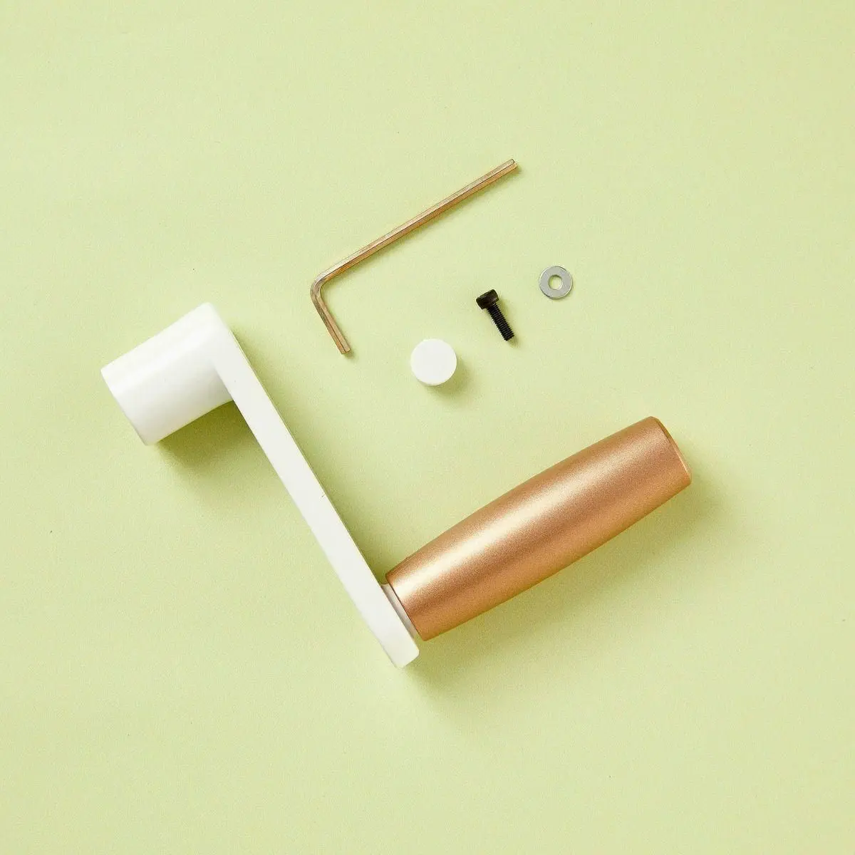 Platinum 6 Replacement Rose Gold Handle w/ screw, washer, tool and cap