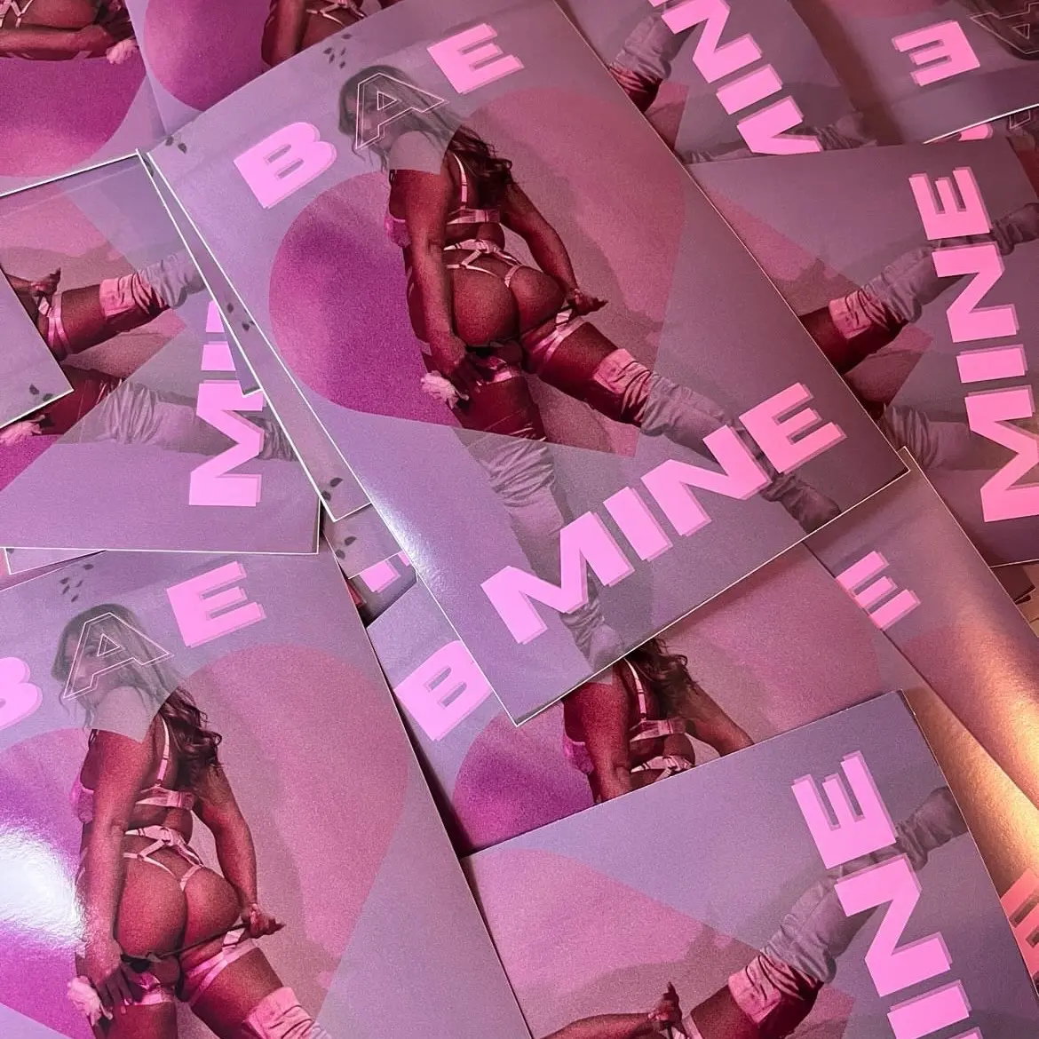 Lex Nicole Bae Mine Valentines Limited Slap Sticker