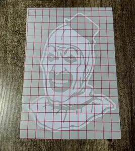 Art The Clown Terrifier Vinyl Car Decal Sticker Premium Outdoor Vinyl Easy Application Long Lasting Handmade in USA