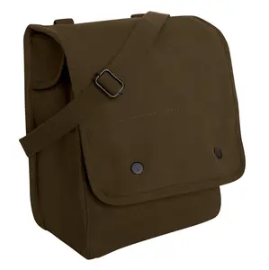 Brown - Military Map Case Shoulder Bag