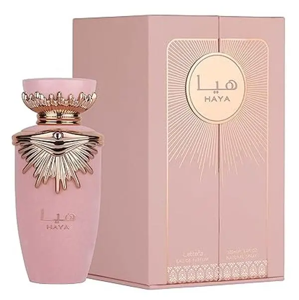 Floral Citrus Sweet Fragrance Eau De Parfum , Eau de Parfum Haya - Lattafa perfumes Haya Eau de Parfum Spray for Women, 3.4 Ounce by Lattafa