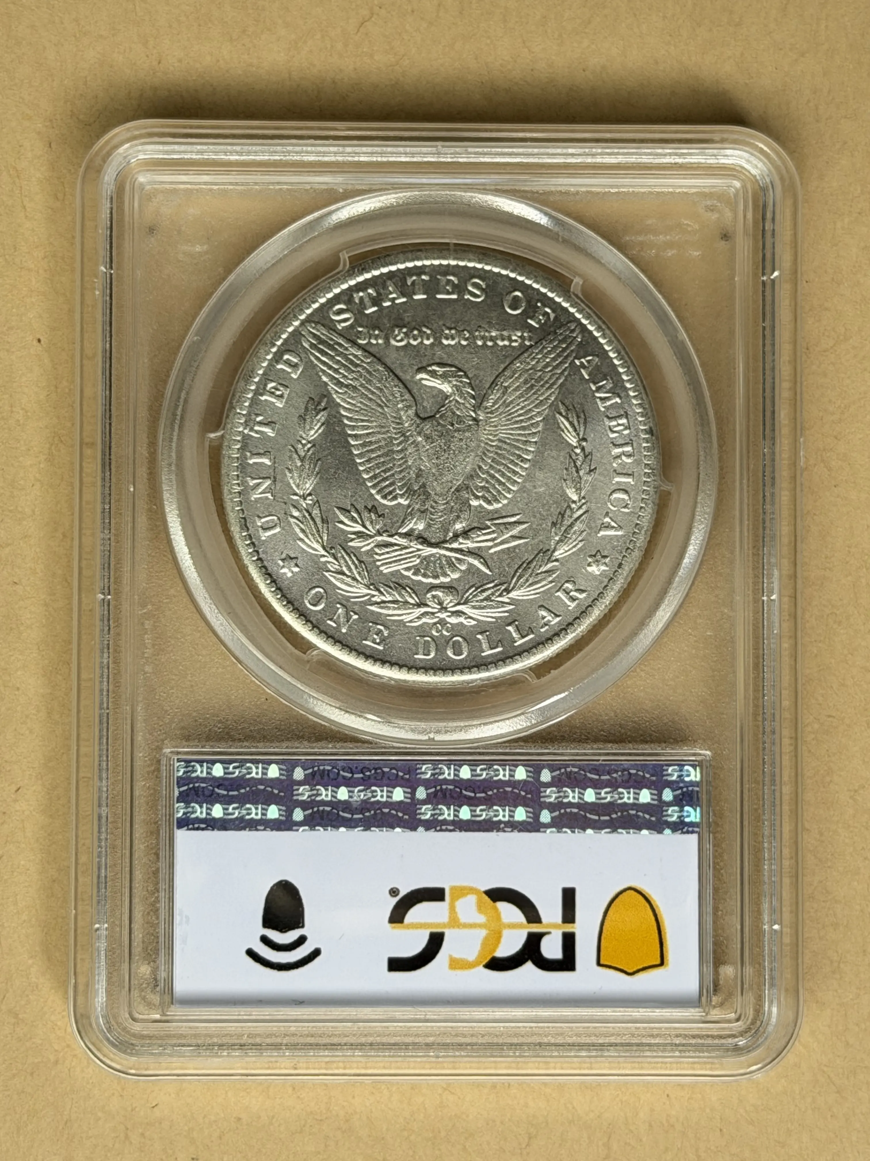 1880-CC Morgan Silver Dollar $1 Carson City Mint PCGS MS66 Official Slab Heritage Numismatic Collection
