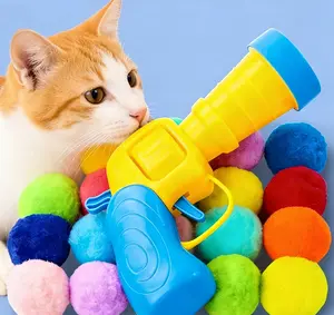 Cat Toy Balls: 20-Pack 3.0cm Soft Plush Balls Compatible with Automatic Launchers - Interactive Kitten Training & Play