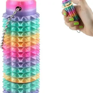 Portable Pain Relief Fidget Toy, Rotating Bearing Little Ouchies Stress Reliever, Sensory Fidget Keychain, Fun Wrist and Finger Exercise Keychain Accessory, Stress Relief Gadgets, Stress Relief Tools