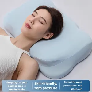 Cloud Memory Foam Pillow for Neck Pain - Ergonomic Support for Side Sleepers & Adults, Pressure Relief for Deep Sleep (1-Pack)