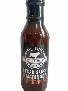 Big Time Cattle Steak Sauce Marinade