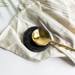 Louisa Marble Spoon Rest Black