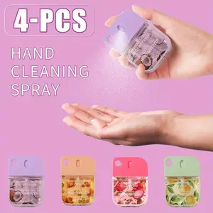 Wish Hand Sanitizer Spray, Cherry Blossom&Watermelon Suger&Cucumber Melon&Island Coconut,Hand Sanitizer for Men and Women, Christmas Gift(No Alcohol)