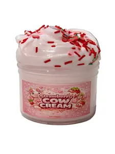 Strawberry Cow Cream | Butter Slime | Strawberries & Cream Scent