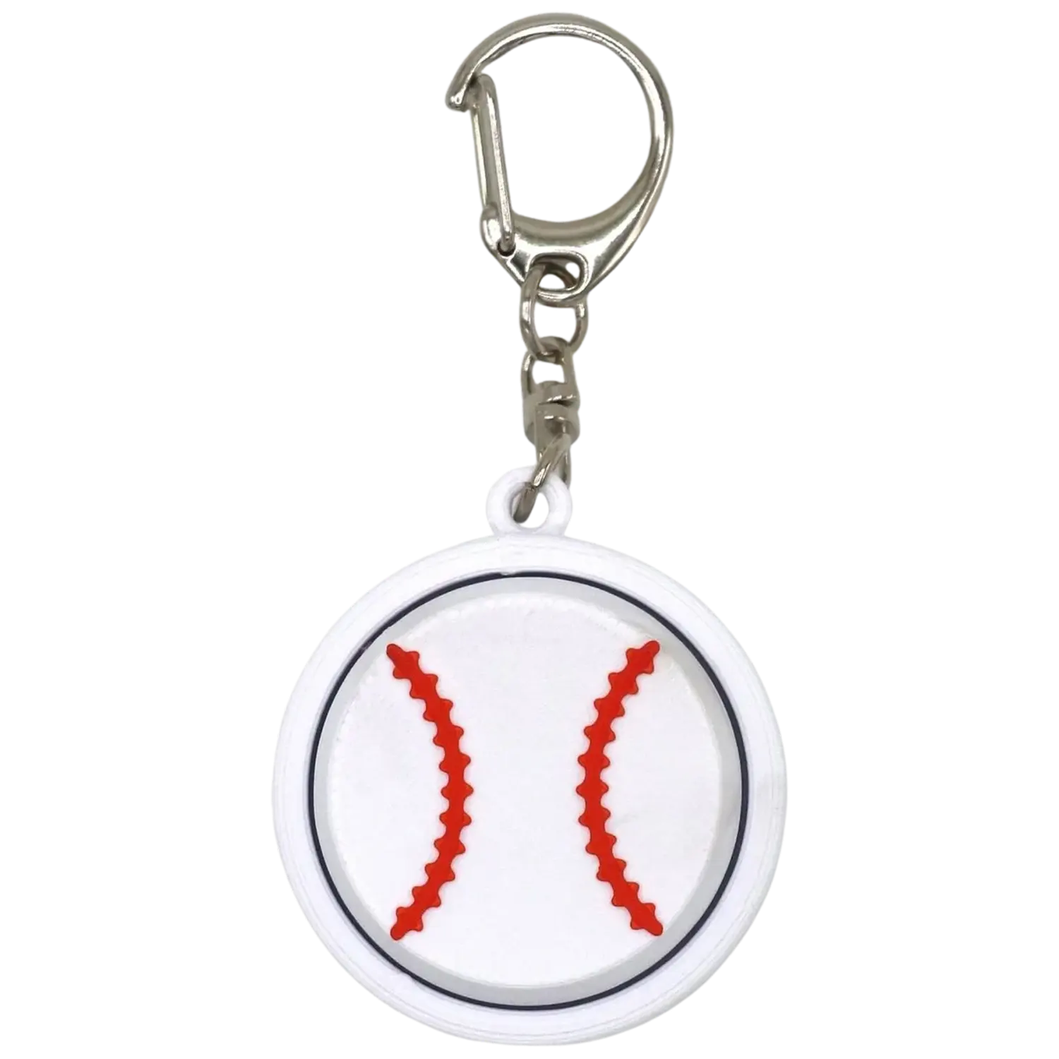 Baseball Fidget Clicker: keychain accessory, stress relief, cute must have