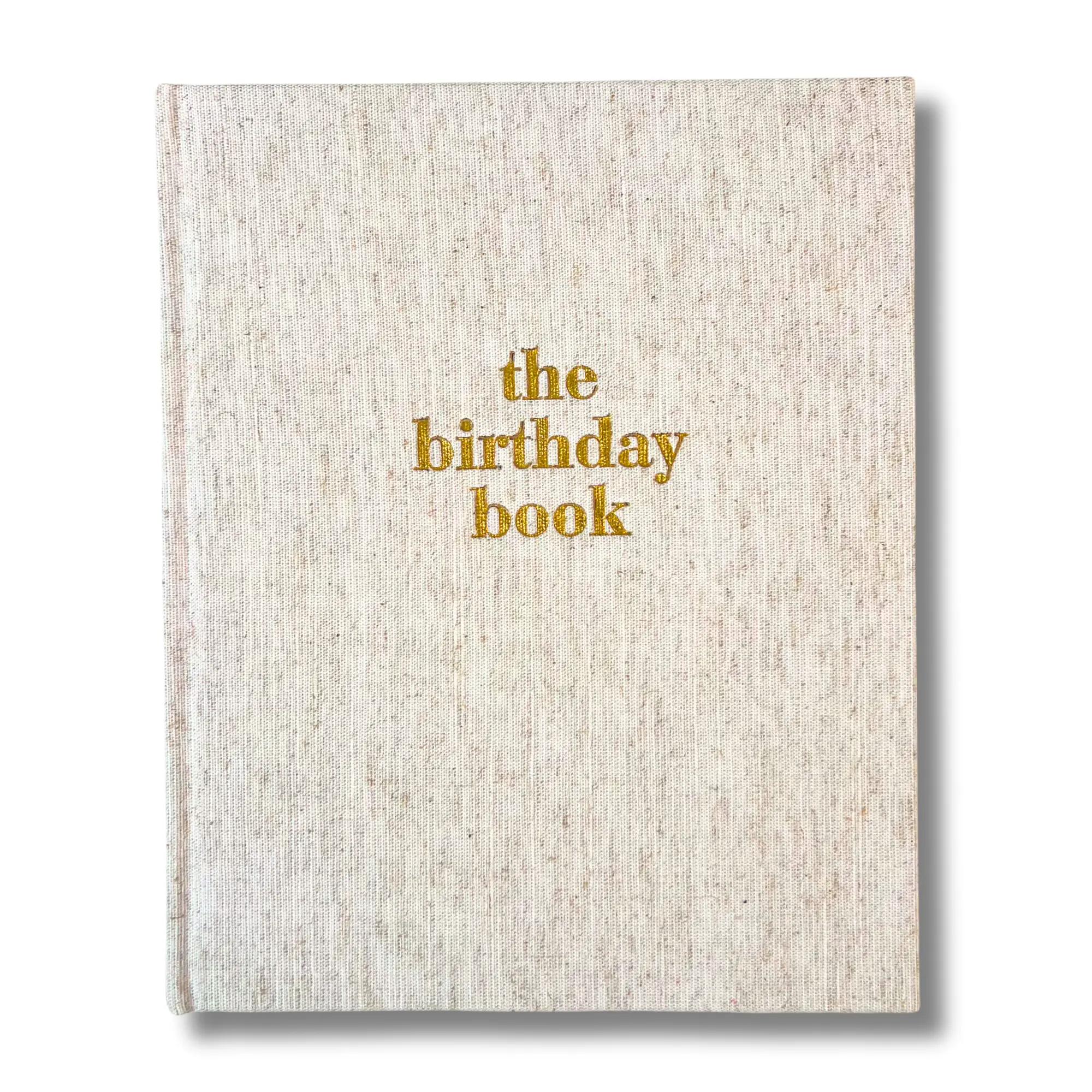 Birthday Book Keepsake Journal, Perfect Gift for New Busy Parents, Aesthetic Letter to My Child, Heirloom Quality Linen, Must Have Baby Shower Gift