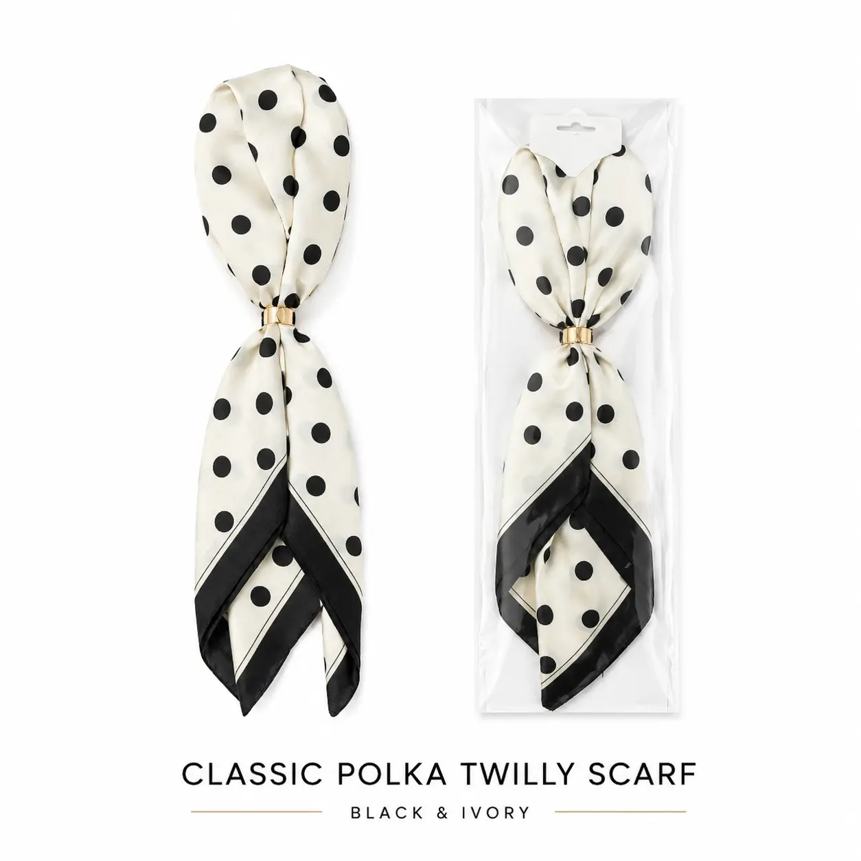 CLASSIC POLKA TWILLY SCARF