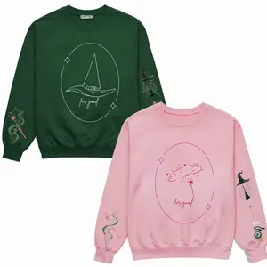 Wicked For Good Couple Shirt, Elphaba and Galinda Bestie Wicked Matching Sweatshirt, The Wicked and The Good Hoodie, Changed For Good Shirt, Defying Gravity Sweater, Witch Pink and Green Shirt