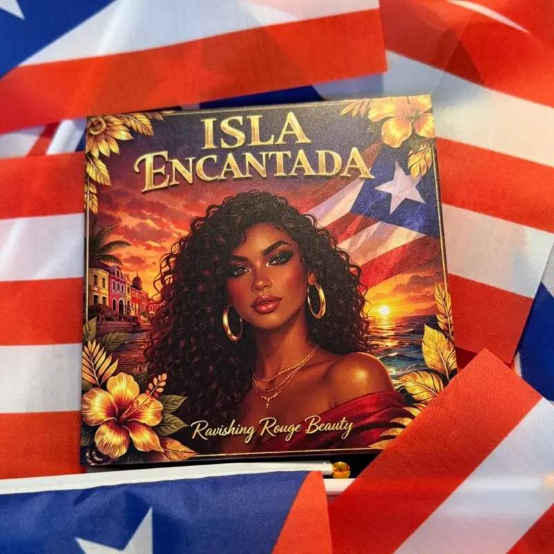 Isla Encantada Eyeshadow Palette by Ravishing Rouge Beauty Makeup