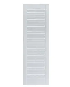 Premier Louver Exterior Decorative Shutter, Paintable - 15 x 39 in.