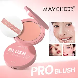 Velvet Blush Powder Compact, Topical Cosmetic, Natural Glow Cheek Makeup, Portable Design, High-Quality Formula, Smooth Texture, Perfect for Daily Use & Events
