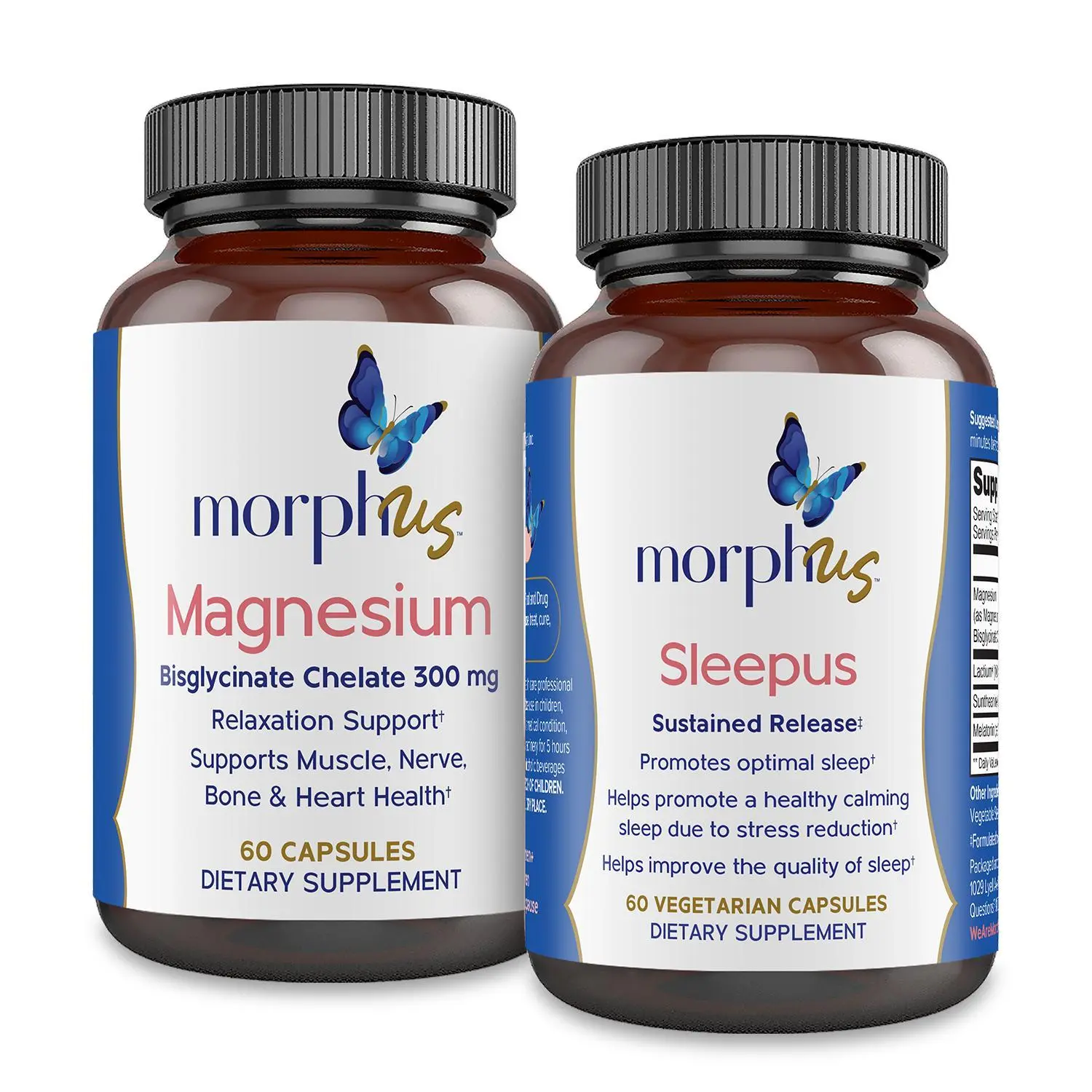3AM Deep Sleep Bundle with Magnesium, Melatonin & Lactium - Peri-Menopausal Stress Reduction, Cortisol Lowering, Calming Sleep Enhancement Supplement