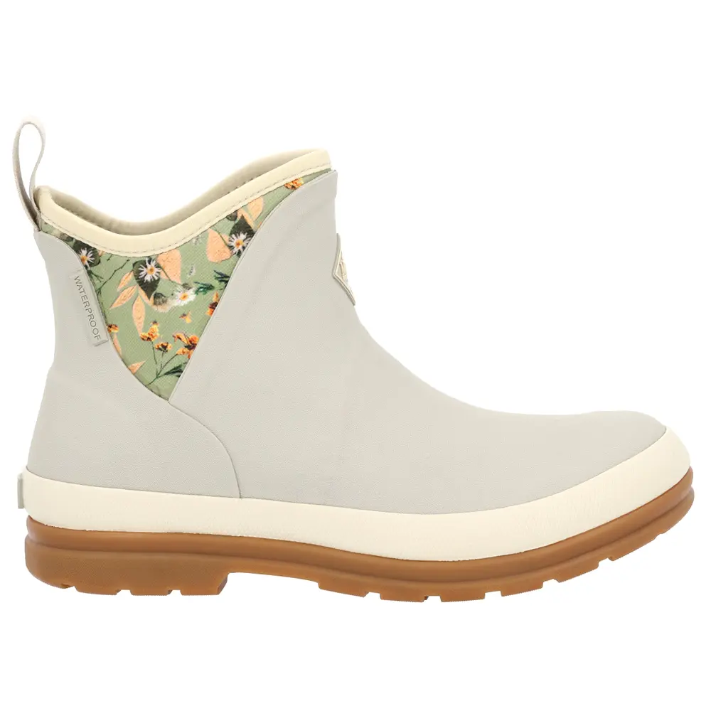 Muck Boot Womens Originals Ankle Round Toe Pull On Casual Boots Ankle Low Heel 1-2" - Green, Grey