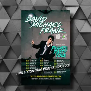 Private Party Tour #1 | Signed Poster | DMF Print Photo Wall Decoration Decor