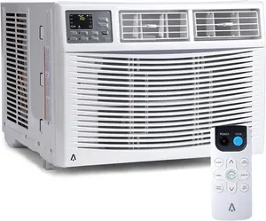 White 10000BTU  Smart Window Air Conditioner with Remote Control  Dehumidification  Energy Efficient  Quiet Operation  450 Square Feet  110 115V,summerwins