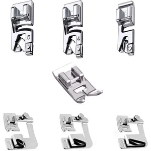 7 count Rolled Hem Presser Foot, Wide Rolled Hem Foot & Narrow Hemmer Foot Kits and 1 count Zig Zag Foot Hemming Foot Set for , , Janome Low Shank Sewing Machines