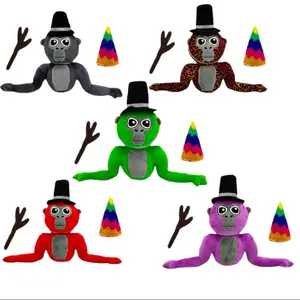 Gorilla Tag Colorful Orangutan Plush Toy Hot Selling In Stock Wholesale Single Packaging