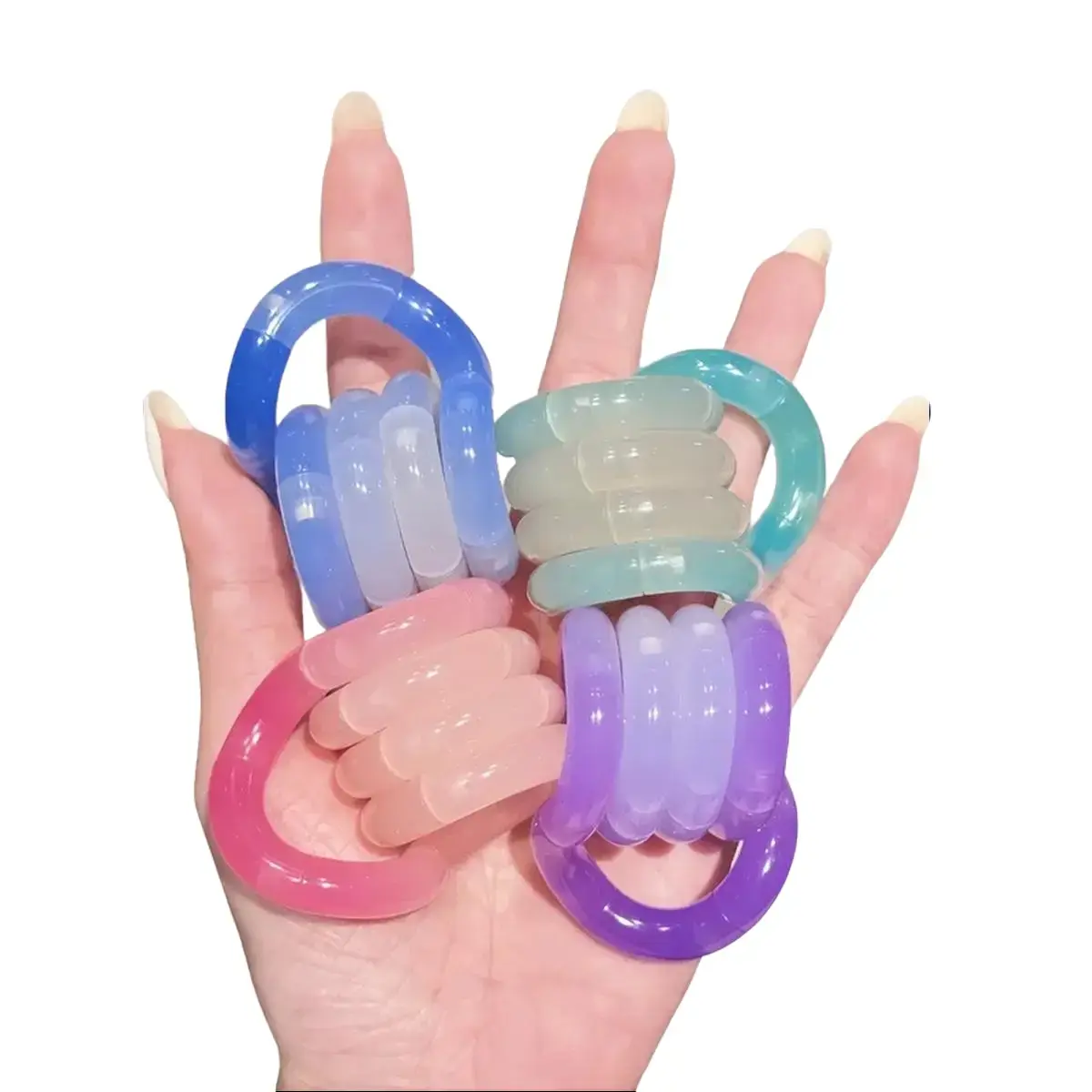 Squishy Slime Random Set A/B/C/D, Multicolor 4 styles Random slime squishy set, Stress Sensory Gift, Stretchy Fidget Toy, Kawaii Stress Relief Toy, Mental Health Gift