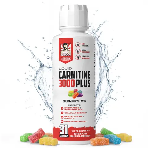 Liquid L-Carnitine 3000 Plus | Advanced 4-in-1 Formula with Acetyl L-Carnitine, L-Tartrate, ProGBB & Vitamin B, Stimulant-Free High Absorption L Carnitine Supplement for Energy and Recovery, 31 Servings
