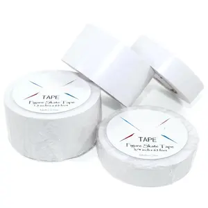 Figure Skate Tape. 3/4 Inch Wide White. Protection for Leather Figure Skates. White and Shiny Skate Boots - No Need for Polish. Tape Your Ice Skating Laces to Keep Them Tied Tight.