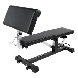Preacher Curl Pad for SB/PRO - Black Curl Pad with Curling Feature and Secure Clasp