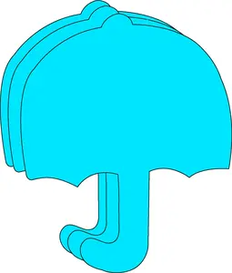 SHAPES ETC. Large Single Color Creative Foam Cut-Outs - Umbrella