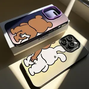 Cute Couple Phone Cases, Love Couple Phone Case, Gift For Couple, Matching Phone Cases For Iphone 16 Pro Max 15 14 13 12 11 X Galaxy S25 S24 S23 S22