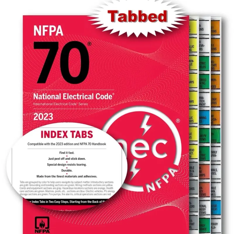 NFPA 70 2023 NEC Code Book - Compliant, Index Tabs Included; Ugly's Electrical Reference Book; New Stock Guide for Anger Management & Healing Journey Improvement