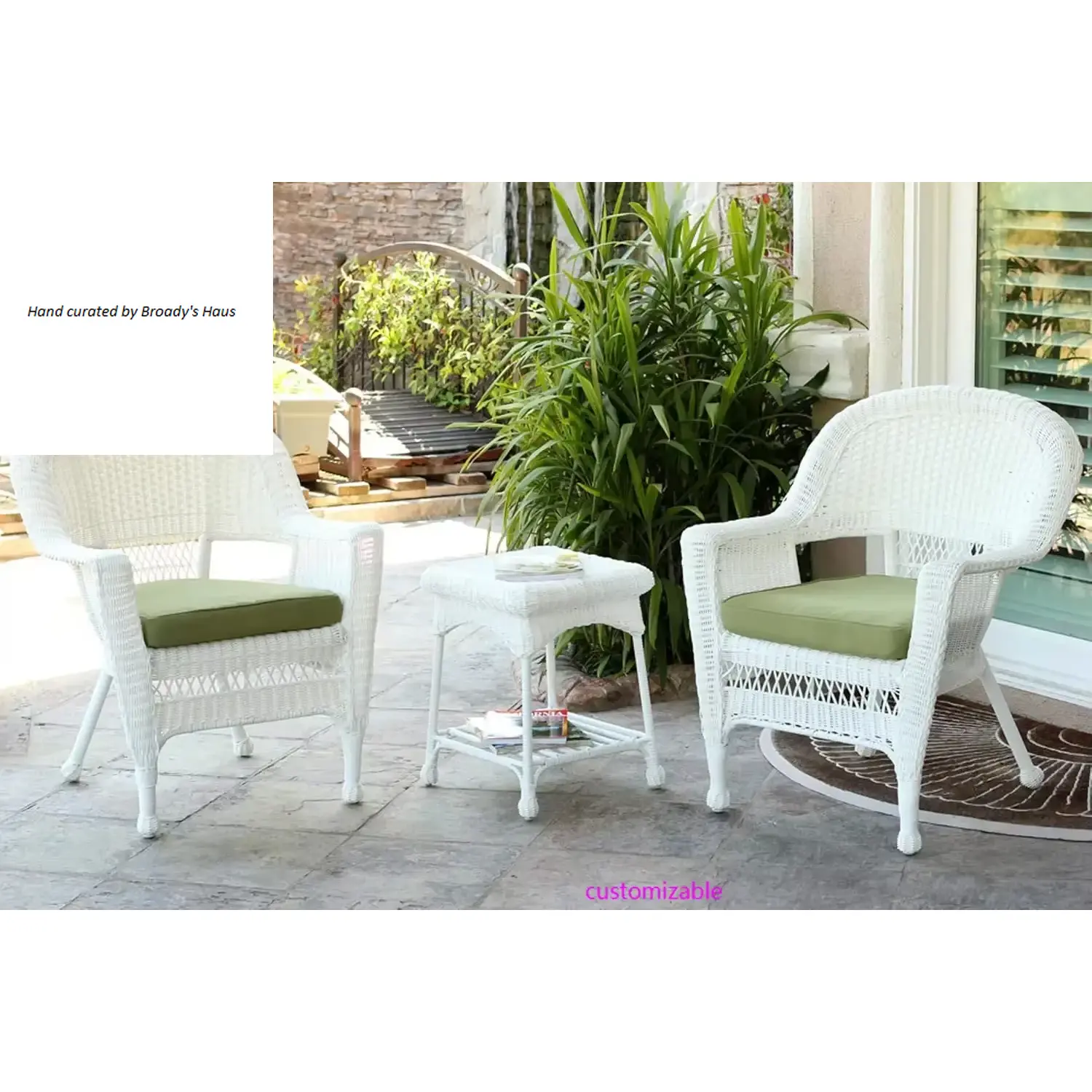 3-Piece Wicker Seating Set