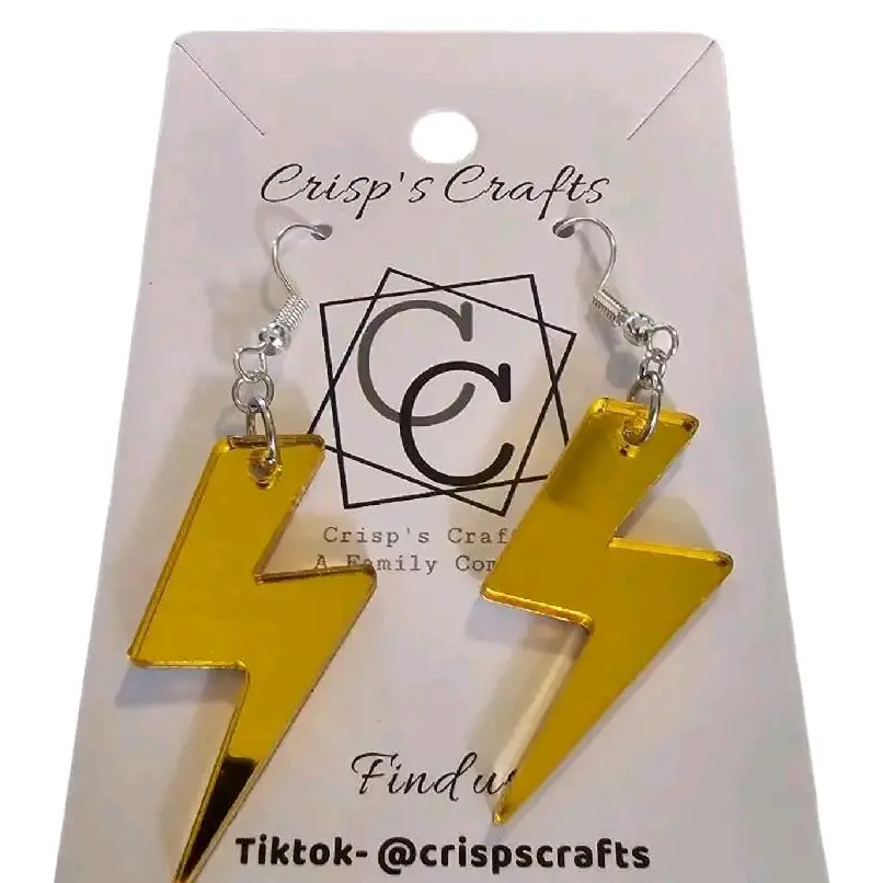 162) Lightning Bolt Earrings