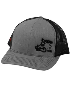 Oil Field Men's Hats Heather Sniper Pig Embroidered Mesh-Back Ball Cap - Sph701