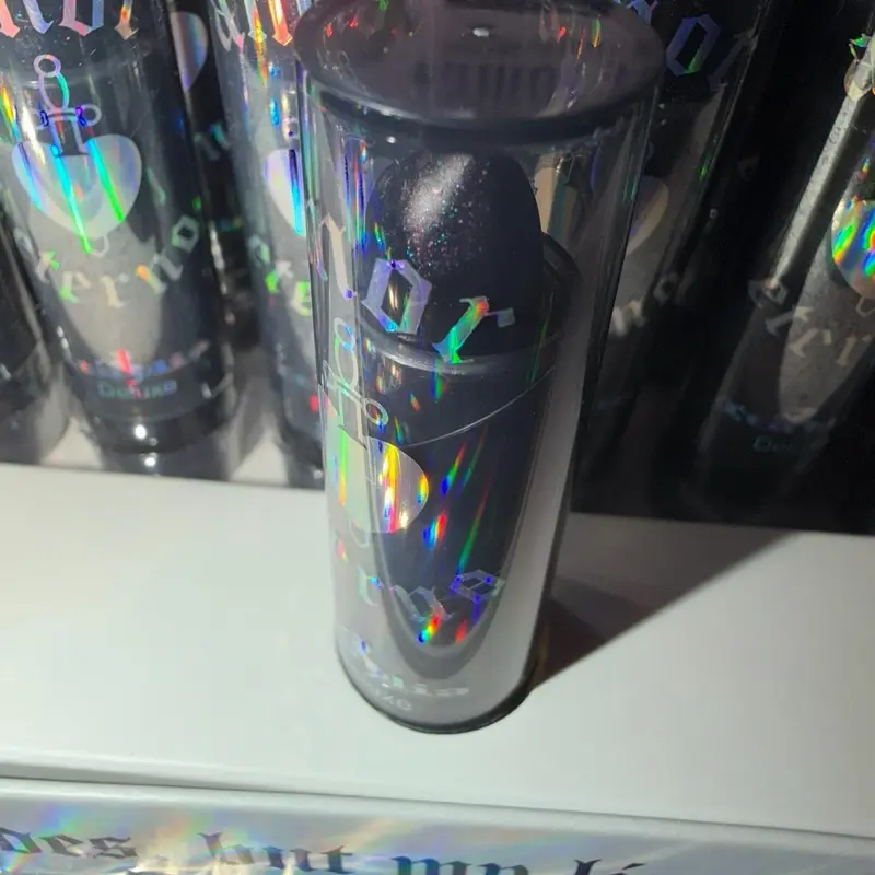 Glitter Black Matted Color Shift Makeup Cosmetic with Holographic Finish junkie lip glass Changing Colour-Changing creamy lipstick beauty