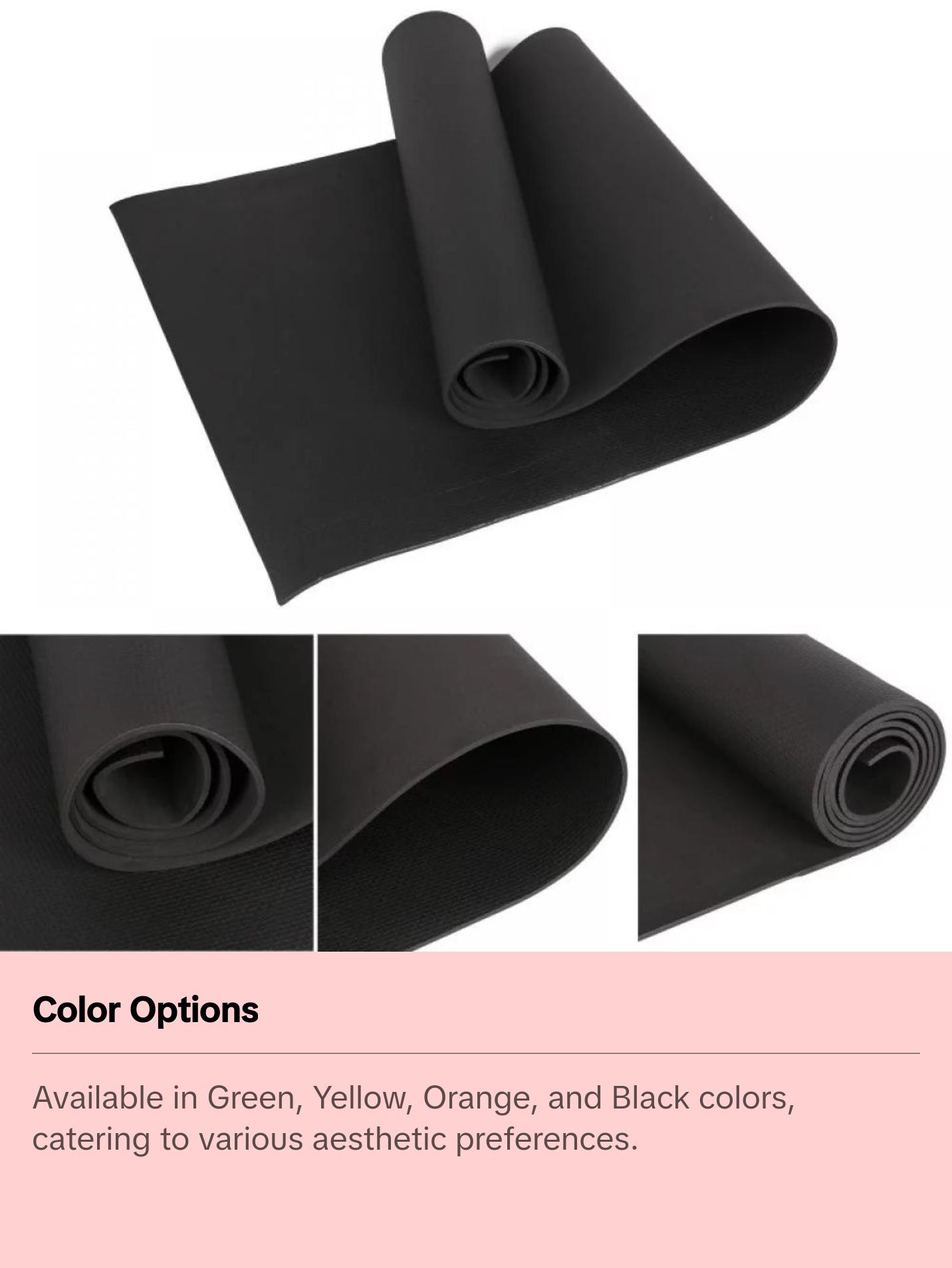 15Mm Yoga Mat Gymnastic Workout Non-Slip Exercise Physio Pilates Sports 60X173Cm