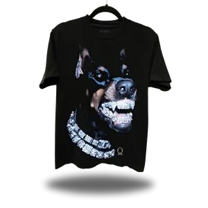 DOG IN ME BLACK OVERSIZED TEE
