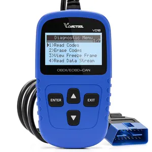 VDIAGTOOL VD10 OBD2 Scanner Code Reader Car Diagnostic Tool Engine Fault Code Reader for Turn Off CEL with Live Data/Freeze Frame/I/M Readiness for Vehicle FathersDayGift