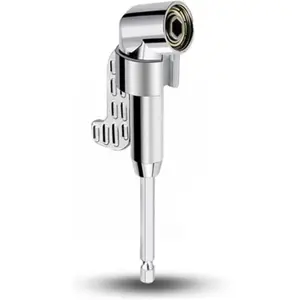 Spring Home Repair Corner Angled Screwdriver Drill Adapter Screwdriver Batch Wrench Driver Bending Batch Hand Repair Tools Drill Extension Screwdriver Connector